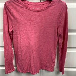Blue Sol Long Sleeve T Shirt Base Layer Pink Light Crew  Neck Small Women’s